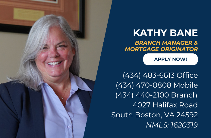 Contact card for Kathy Bane, South Boston Branch Manager