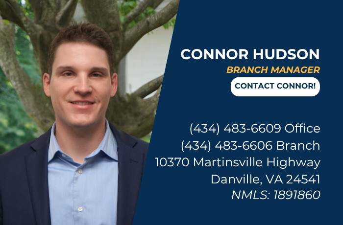 Contact card for Connor Hudson, Brosville Branch Manager