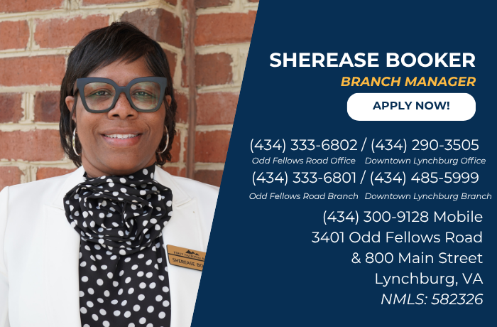 Contact card for Sherease Booker.