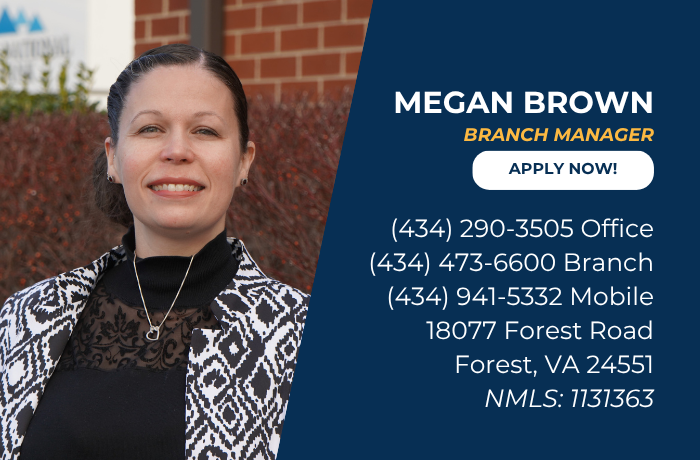 Contact card for Megan Brown, Graves Mill Road Branch Manager